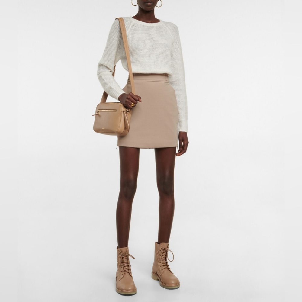 Max Mara - Cashmere and Silk Cream Ivory Loose Knit Sweater, size M